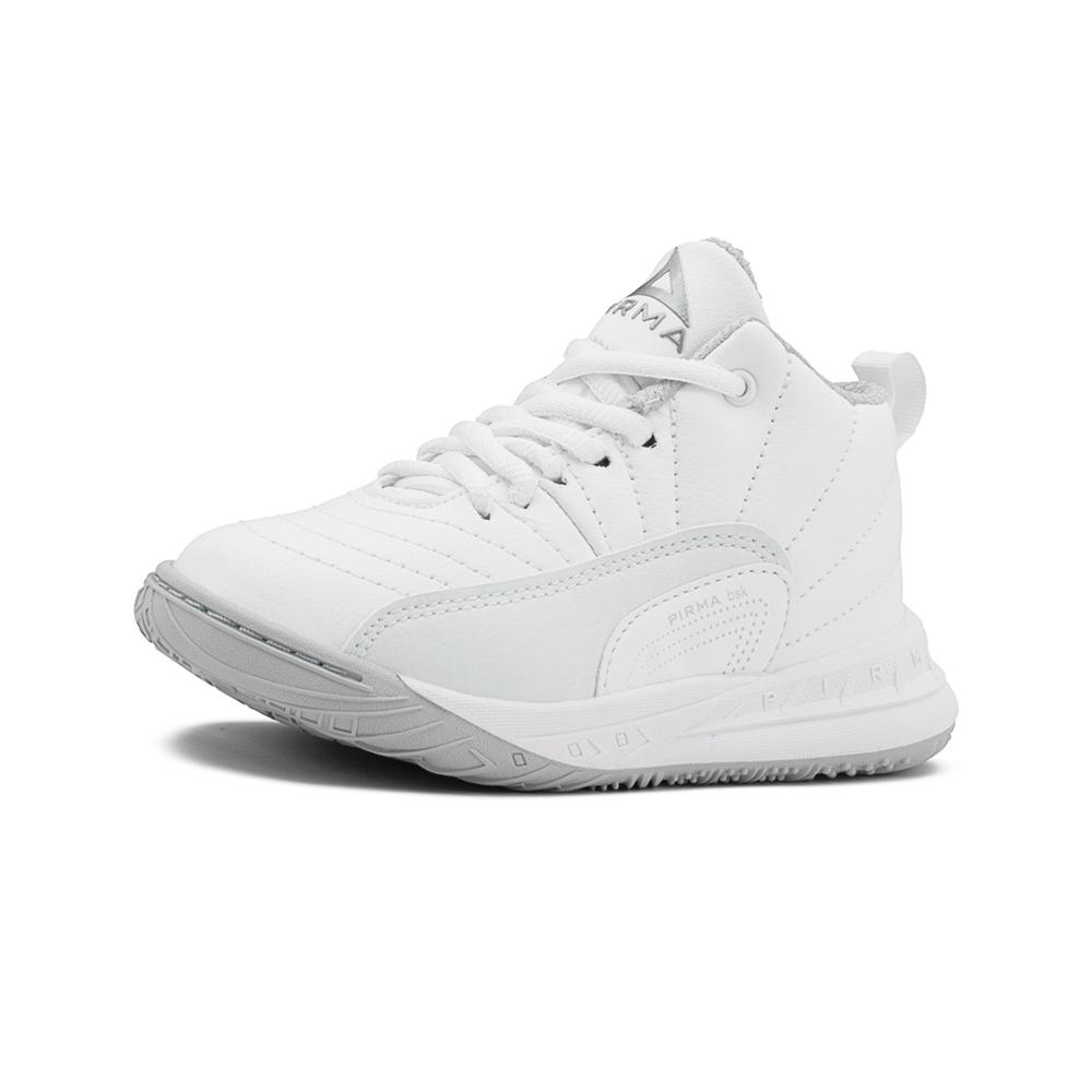 Foto 4 pulgar | Tenis Bota Pirma Para Niño Escolar Basquetbol Color Blanco Blanco