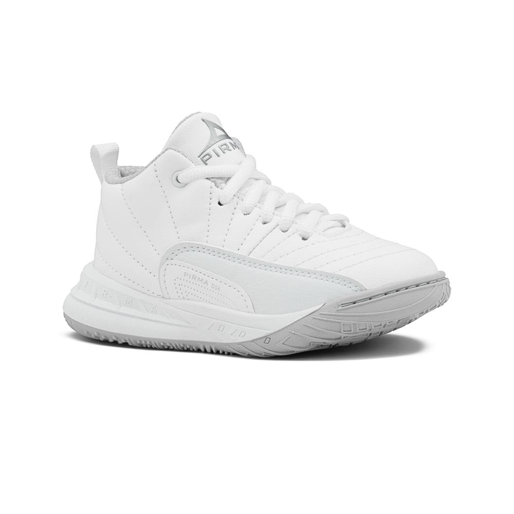 Foto 5 pulgar | Tenis Bota Pirma Para Niño Escolar Basquetbol Color Blanco Blanco