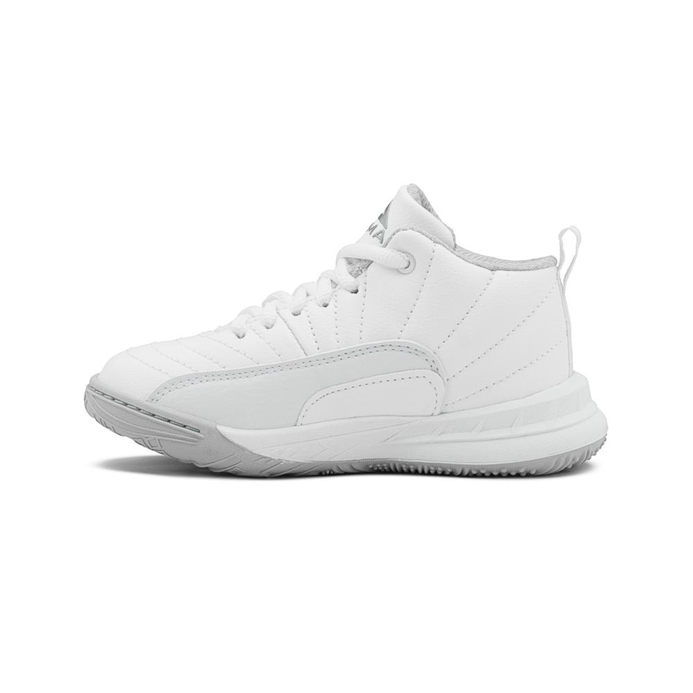 Foto 6 pulgar | Tenis Bota Pirma Para Niño Escolar Basquetbol Color Blanco Blanco