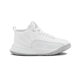 Foto 6 | Tenis Bota Pirma Para Niño Escolar Basquetbol Color Blanco Blanco