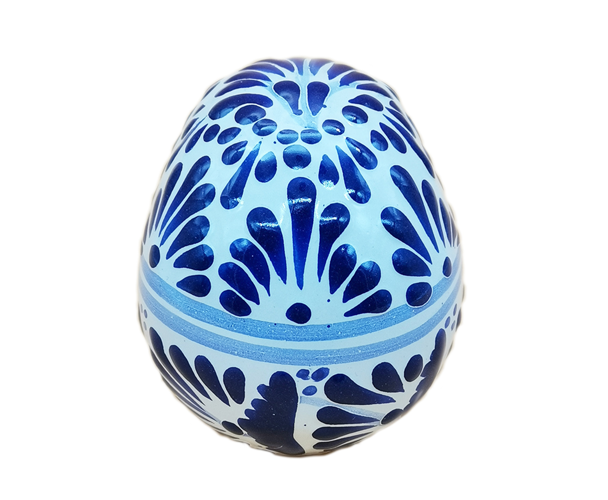 Foto 4 pulgar | Cráneo Decorativo De Talavera Los Ángeles Mediano color Azul
