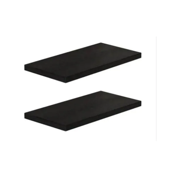 Foto 2 pulgar | Set De Repisas Flotantes Empotrables En Pared Pagoda Minimalista Negro