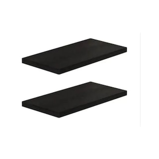 Foto 1 | Set De Repisas Flotantes Empotrables En Pared Pagoda Minimalista Negro