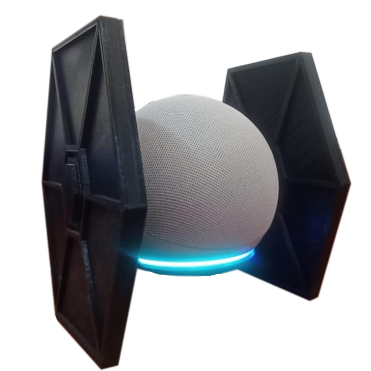 Foto 4 pulgar | Base Tie Fighter para Alexca Echo Dot 4 Gen 3D Art Mxxax-001 color Negro