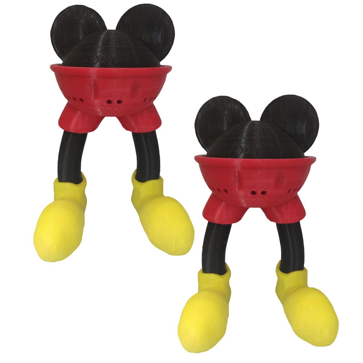 Base para Alexa 3D Art Mxmkd-002 color Rojo 2 Piezas
