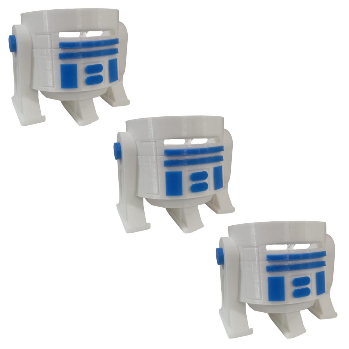 Foto 2 pulgar | Base Soporte para Echo Dot 3D Art Mxaxw-003 R2d2 color Blanco 3 Piezas