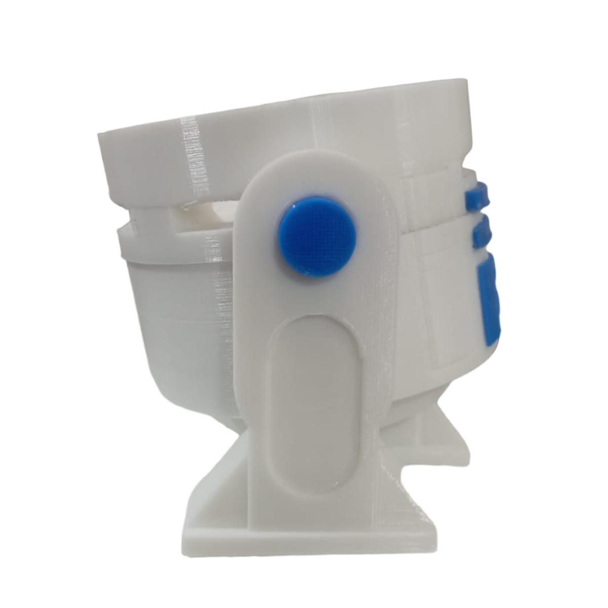 Foto 4 pulgar | Base Soporte para Echo Dot 3D Art Mxaxw-003 R2d2 color Blanco 3 Piezas