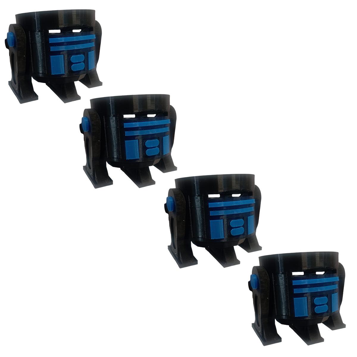 Foto 1 | Base Soporte R2d2 3D Art Mxadd-004 color Negro 4 Piezas para Alexa
