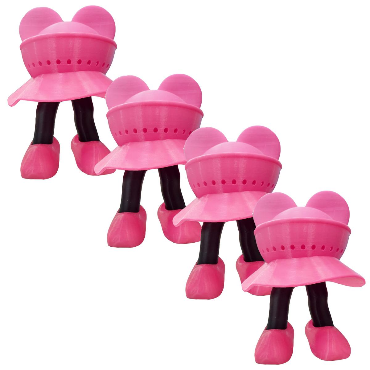 Foto 2 pulgar | Base Minnie 3d Art Mxnxm-004 para Alexa Multicolor 4 Piezas