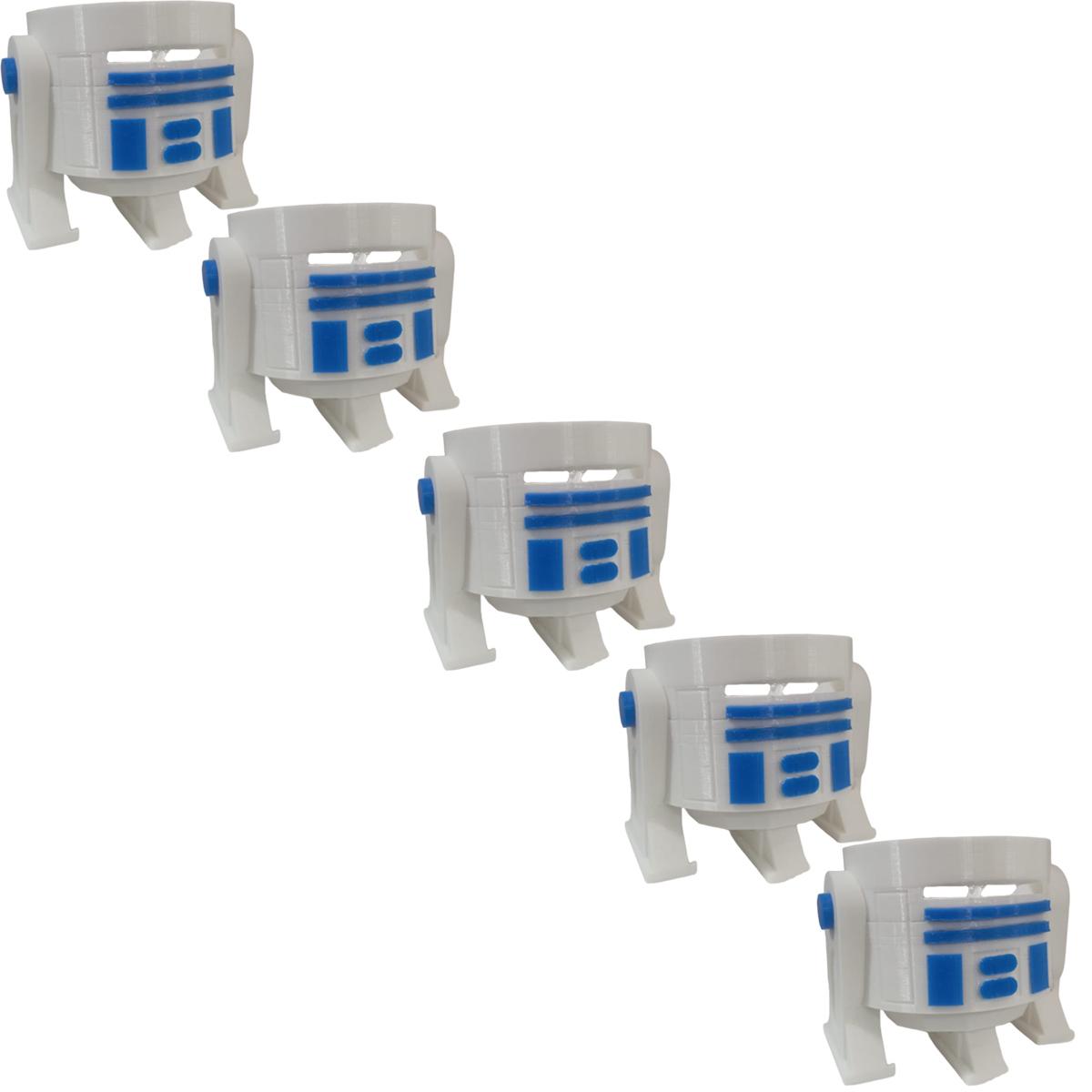 Foto 1 | Base Soporte 3D Art Mxaxw-005 para Alexa R2D2 4 y 5ta Gen color Blanco 5 Piezas