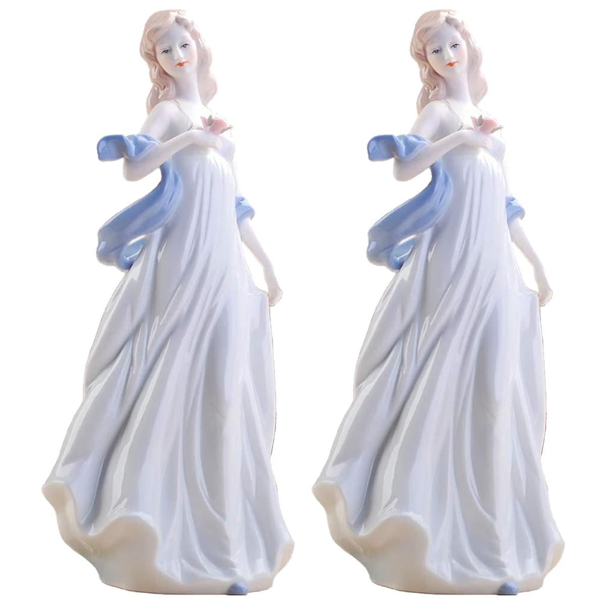 Foto 1 | Esculturas Ventdepot Mxmwj002 de Porcelana 2 Piezas