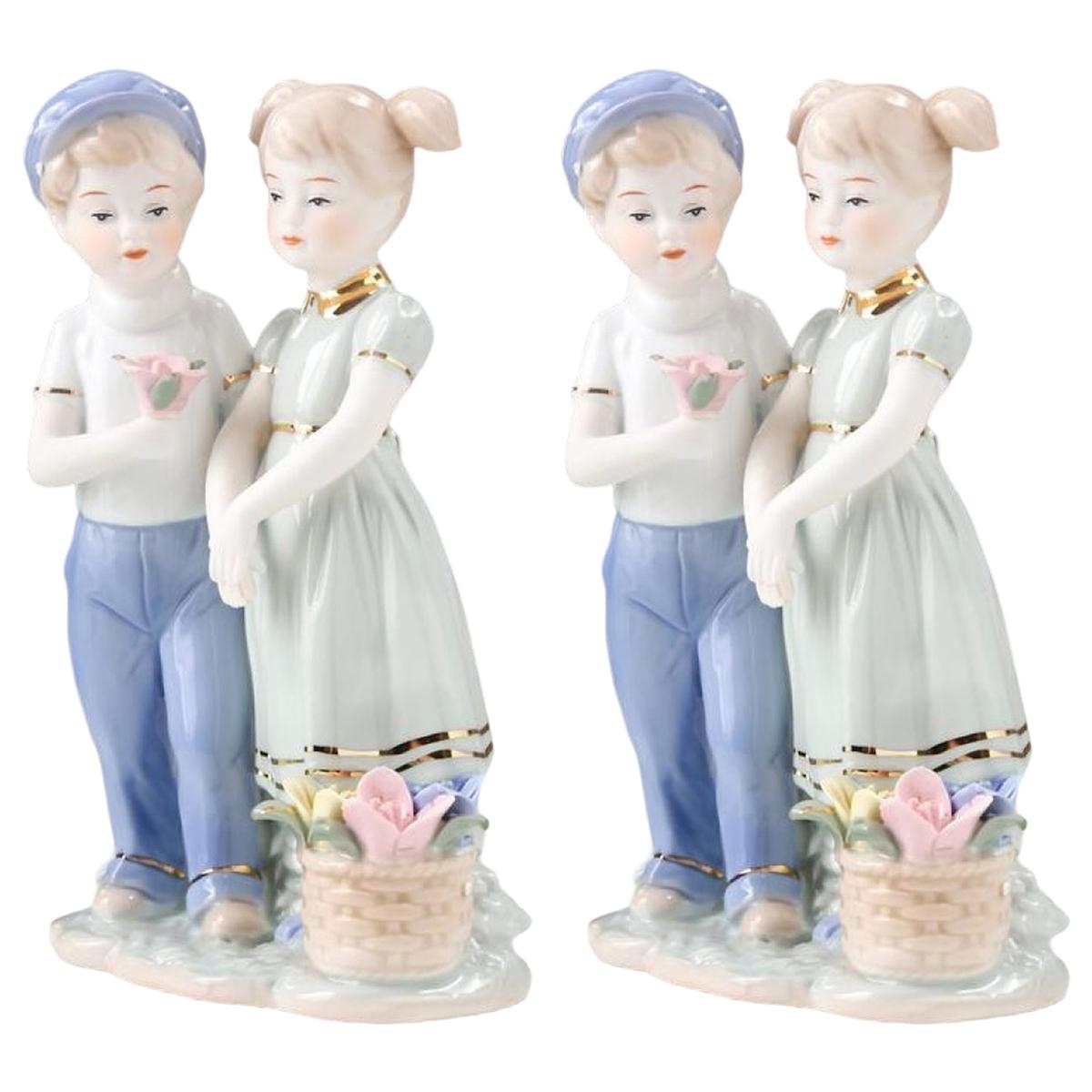 Foto 1 | Esculturas Ventdepot Mxenm002 de Porcelana 2 Piezas