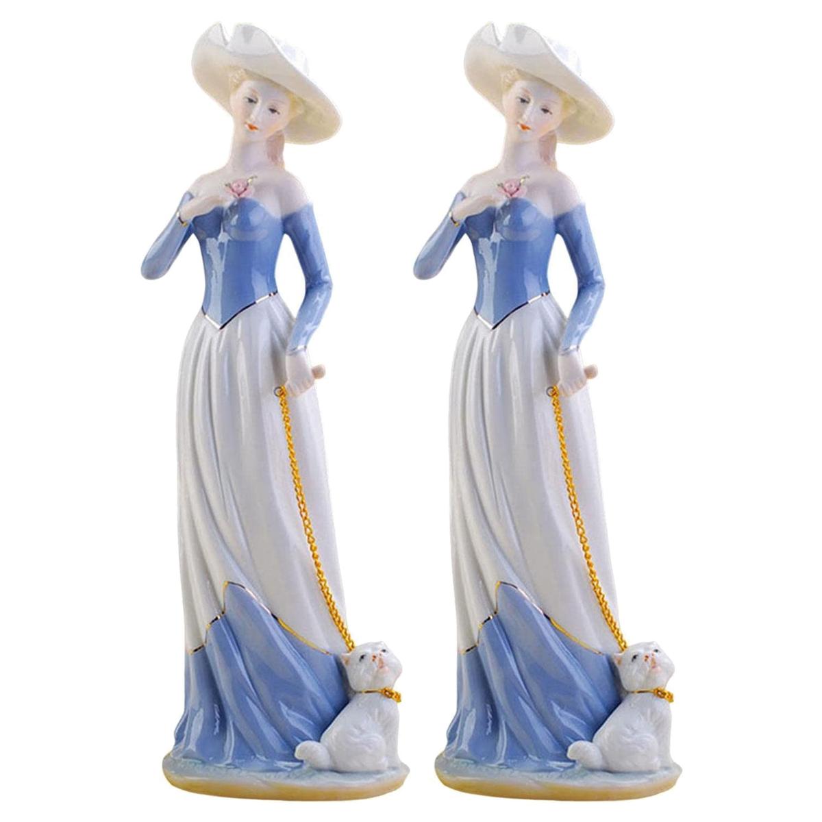 Foto 1 | Figura Cerámica Pintada VentDepot Mxtdm-002 2  Piezas Multicolor