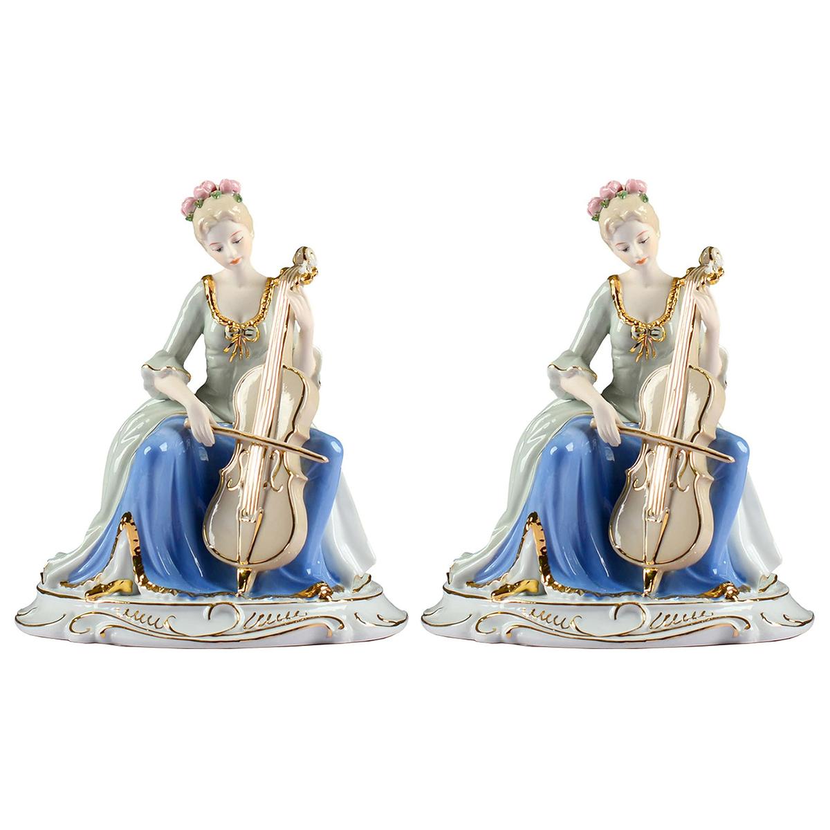 Foto 1 | Dama Cerámica Decorativa Ventdepot Mxmmu-002 2  Piezas Multicolor