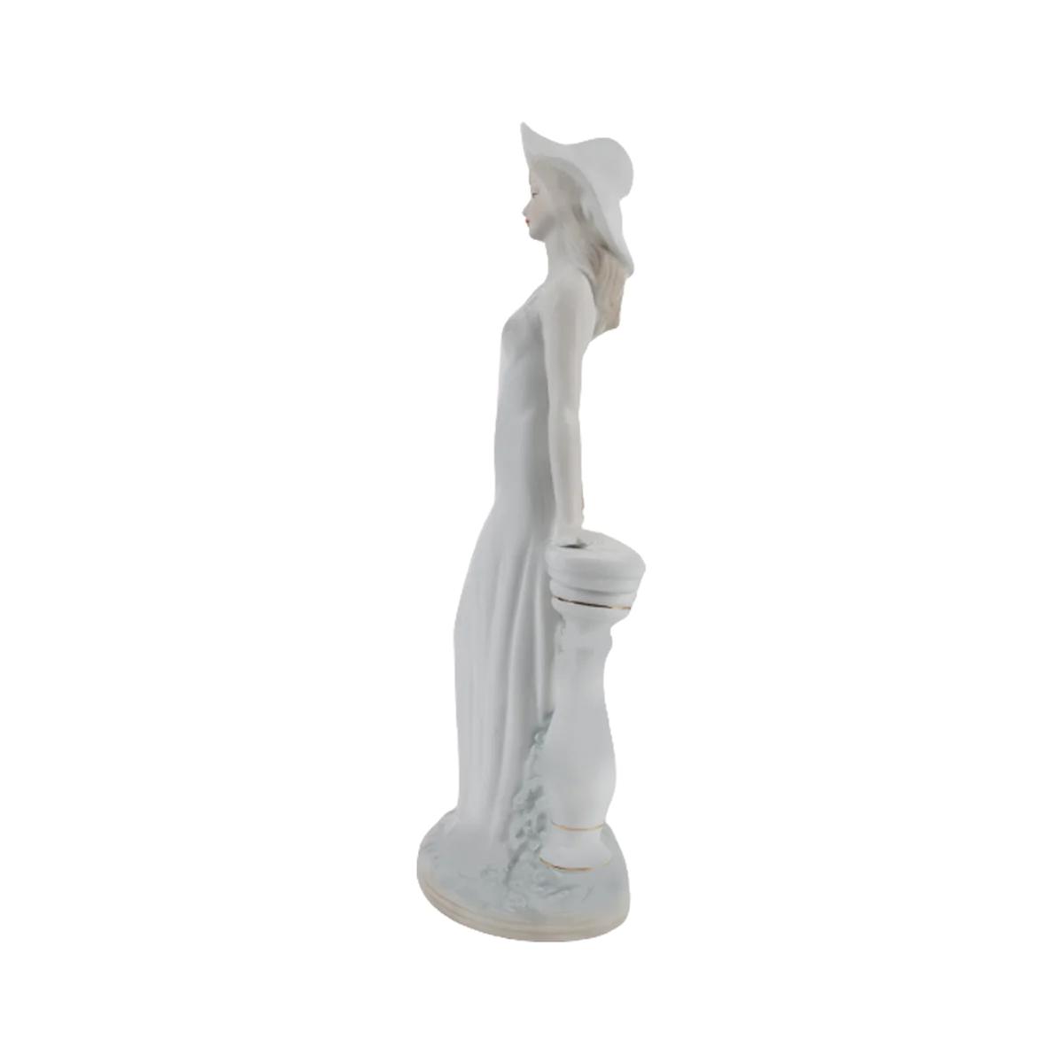 Foto 4 pulgar | Figura Decorativa Porcelana Mujer VentDepot Mxmzk-001 1 Pieza Multicolor