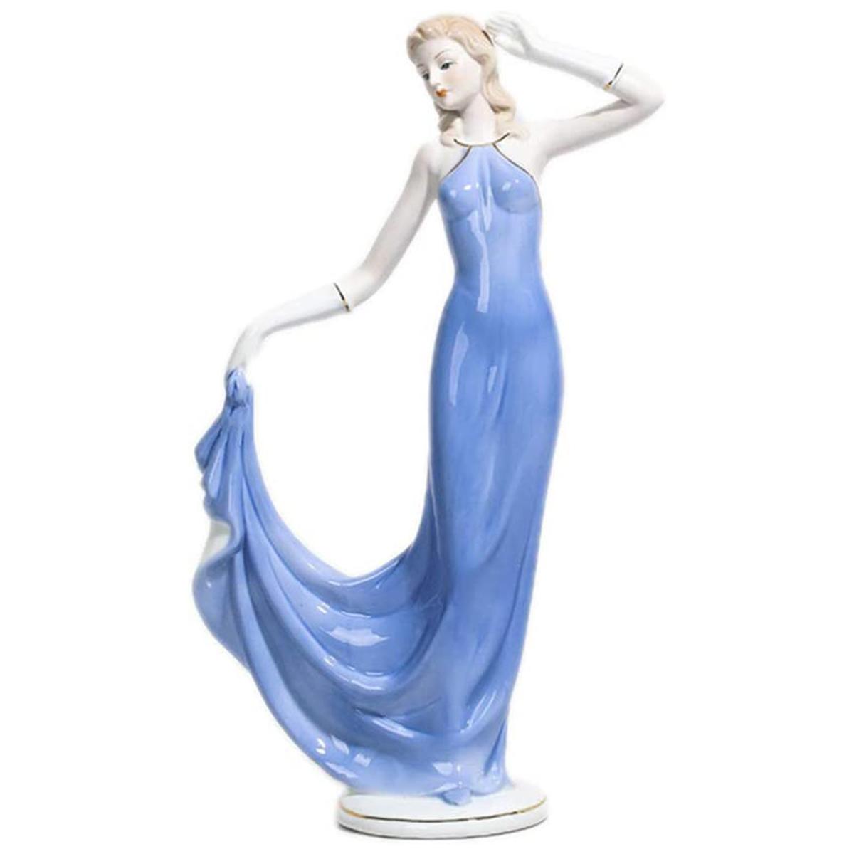 Foto 1 | Escultura de Porcelana Mujer Ventdepot Mxmyx-001 1 Pieza Multicolor