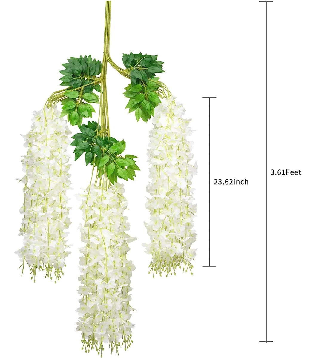Foto 4 pulgar | Flor Artificial Wünd Wisteria 12 Piezas