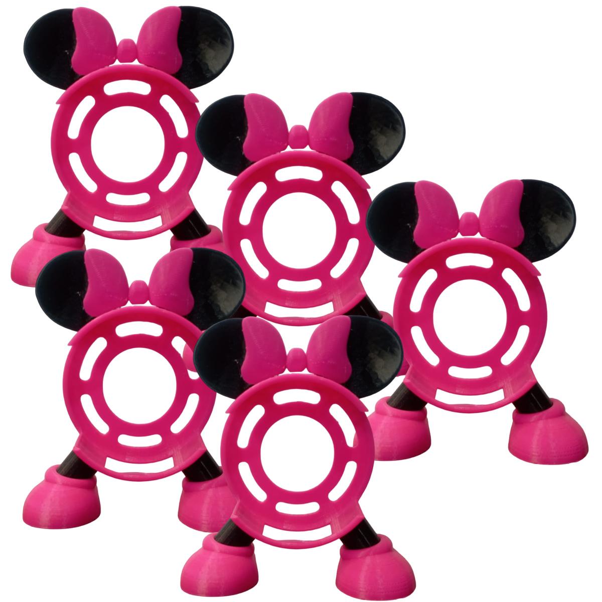 Foto 2 pulgar | Base Alexa Para Despacho3d Art Mxxmn-005 5 Piezas Rosa Y Negro