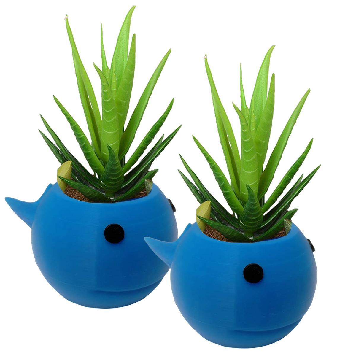 Foto 1 | Maceta Edición Especial Ballena 3d3d Art Mxfbw-002 2  Piezas Azul