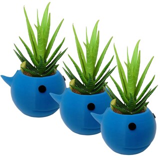 Foto 1 | Maceta Minimalista 3d Para Cultivo3d Art Mxfbw-003 3 Piezas Azul
