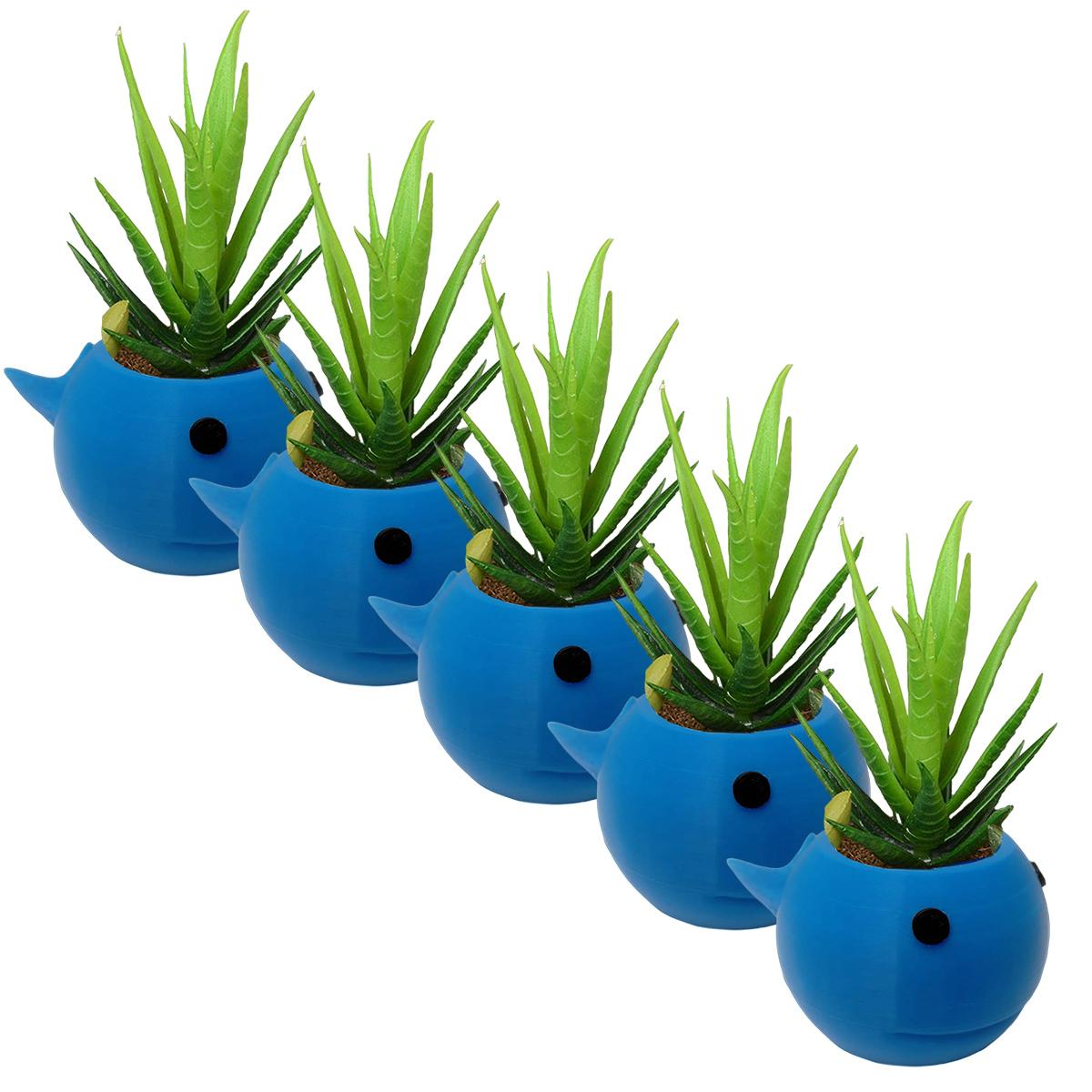 Foto 2 pulgar | Maceta Pokémon 3d Plantas3d Art Mxfbw-005 5  Piezas Azul