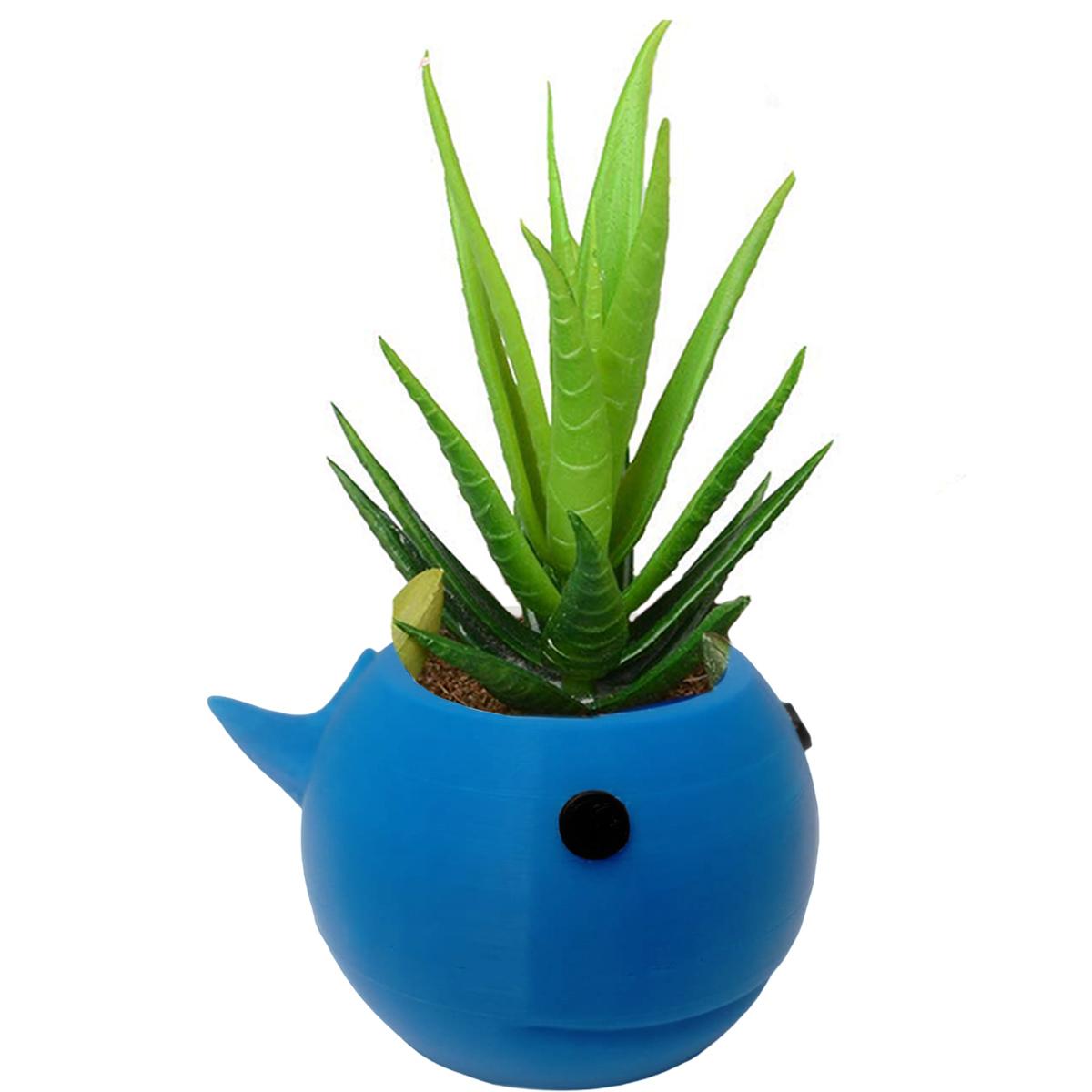Foto 1 | Maceta Decorativa 3d Para Oficina3d Art Mxfbw-001 1  Pieza Azul