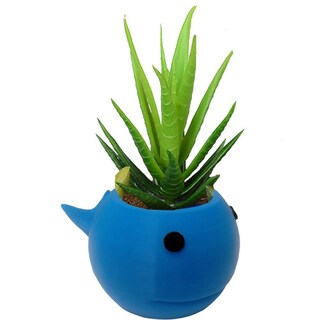 Foto 1 | Maceta Decorativa 3d Para Oficina3d Art Mxfbw-001 1 Pieza Azul