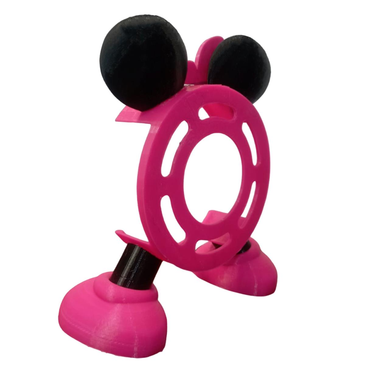 Foto 4 pulgar | Base Alexa Para Casa 3ra Gen3d Art Mxxmn-004 4 Piezas Rosa Y Negro