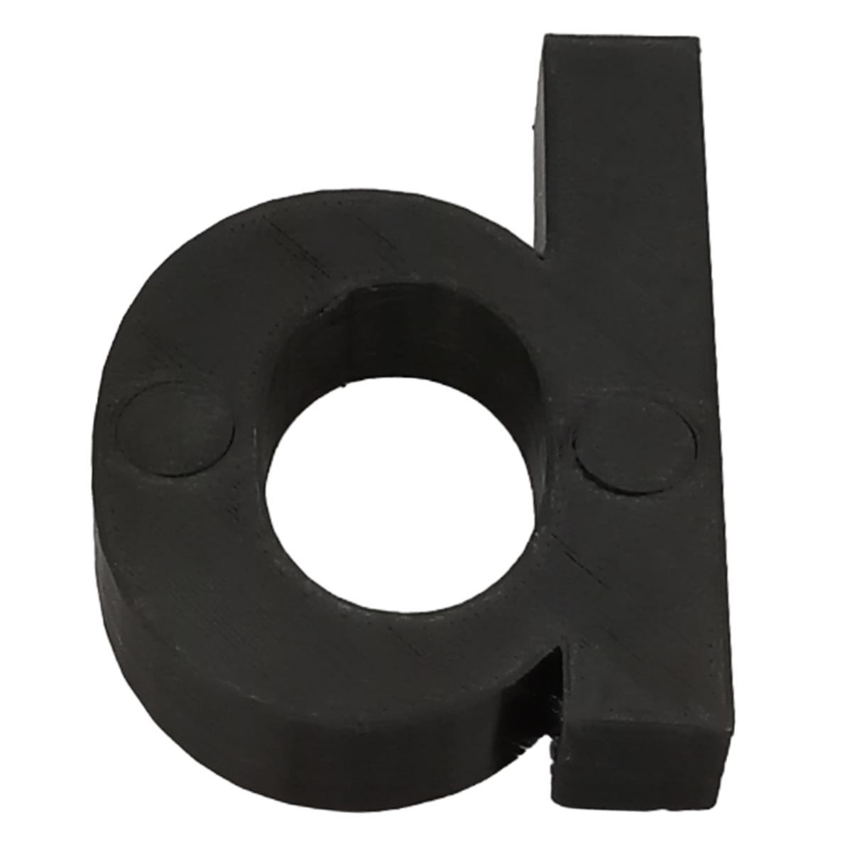 Foto 2 pulgar | Letra D 3D Art Negra