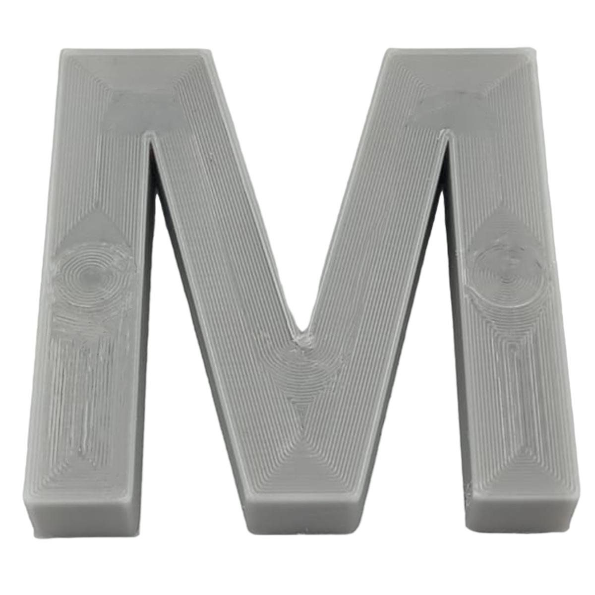 Foto 2 pulgar | Letra Tridimensional Creativa 3D Art 1 Pieza Gris
