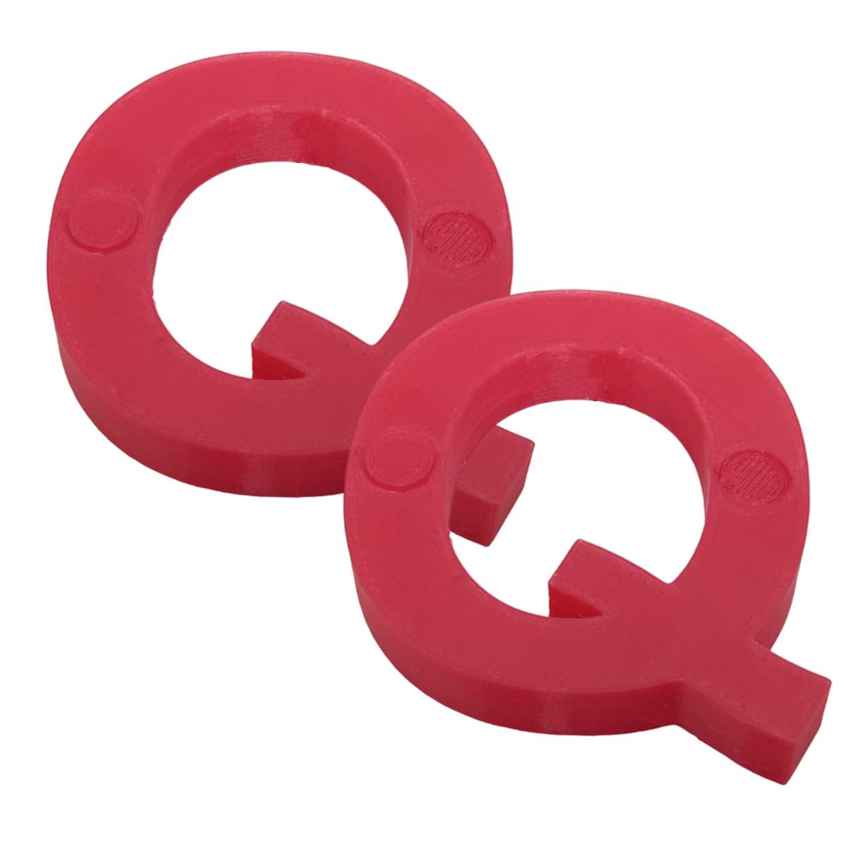 Foto 2 pulgar | Letras 3D Art Mxafd-118 2 Piezas Rojo