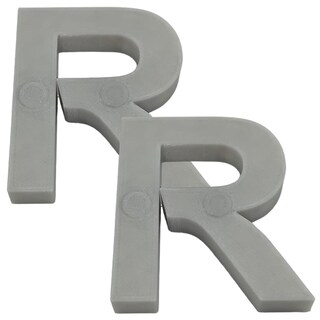 Foto 2 | Letra 3d Art Mxafy-122 2 Piezas Grises