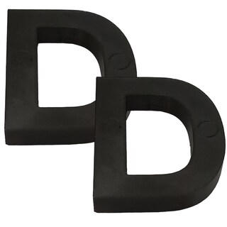 Foto 2 | Letras D 3D Art Negras 2 Piezas
