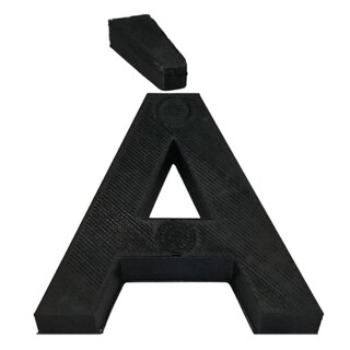 Foto 1 | Letras 3D Art Mxafb-005 1 Pieza Negro