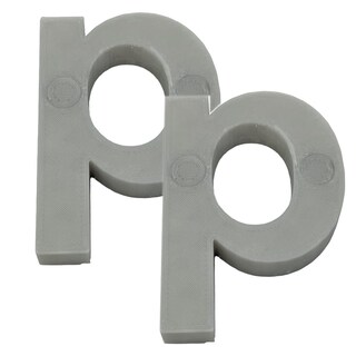 Foto 1 | Letra 3d Art Mxafy-116 2 Piezas Grises