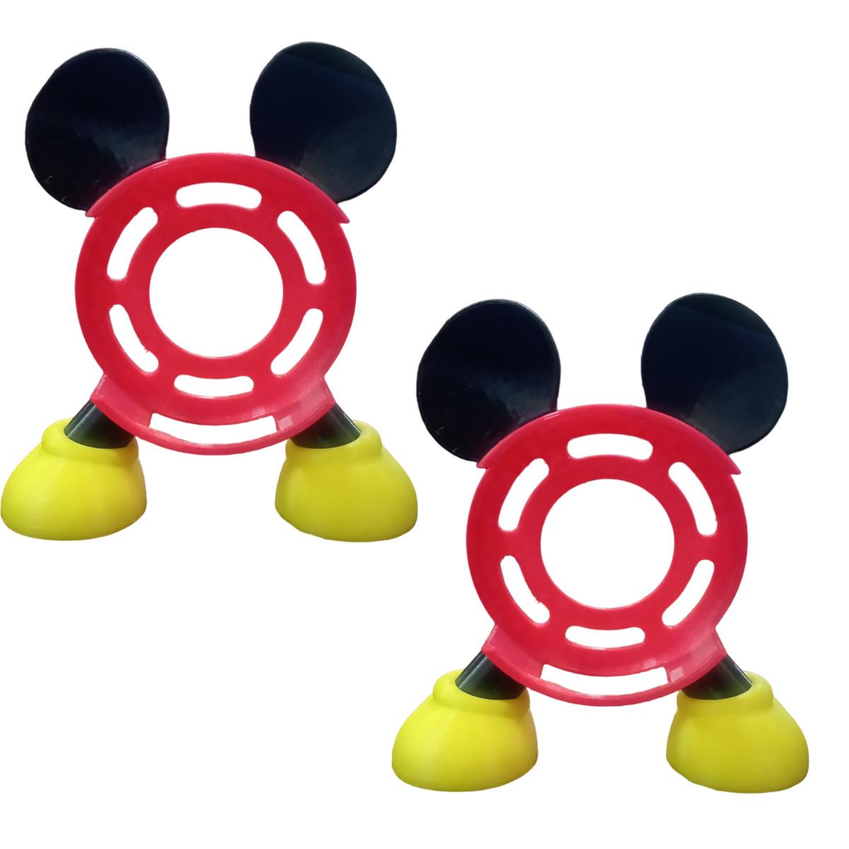 Foto 2 pulgar | Soporte para Alexa 3ra Gen Compatible 3D Art 2 Piezas Negro