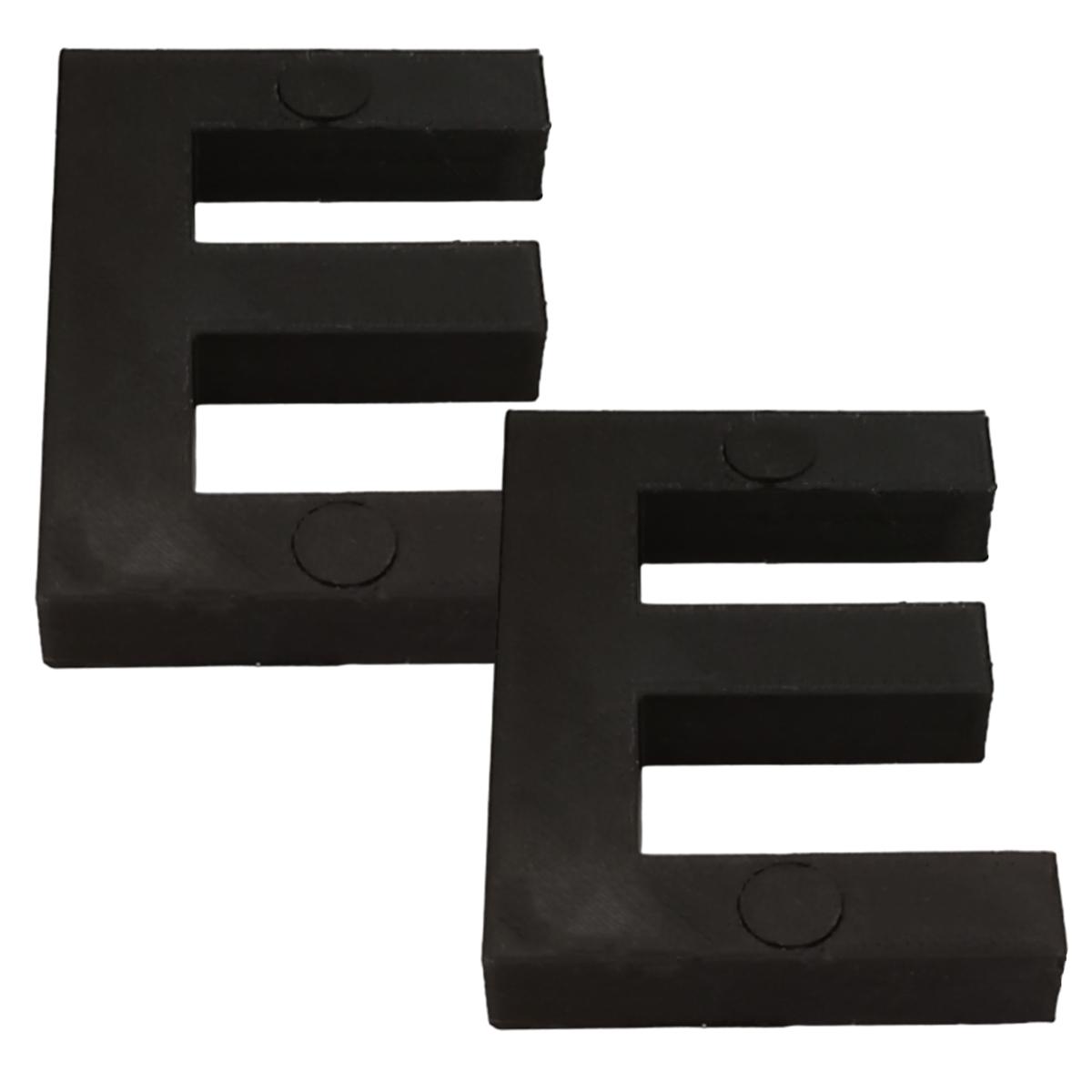 Foto 2 pulgar | Letras E 3D Art Negras 2 Piezas
