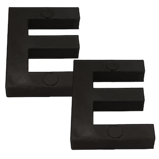 Foto 1 | Letras E 3D Art Negras 2 Piezas
