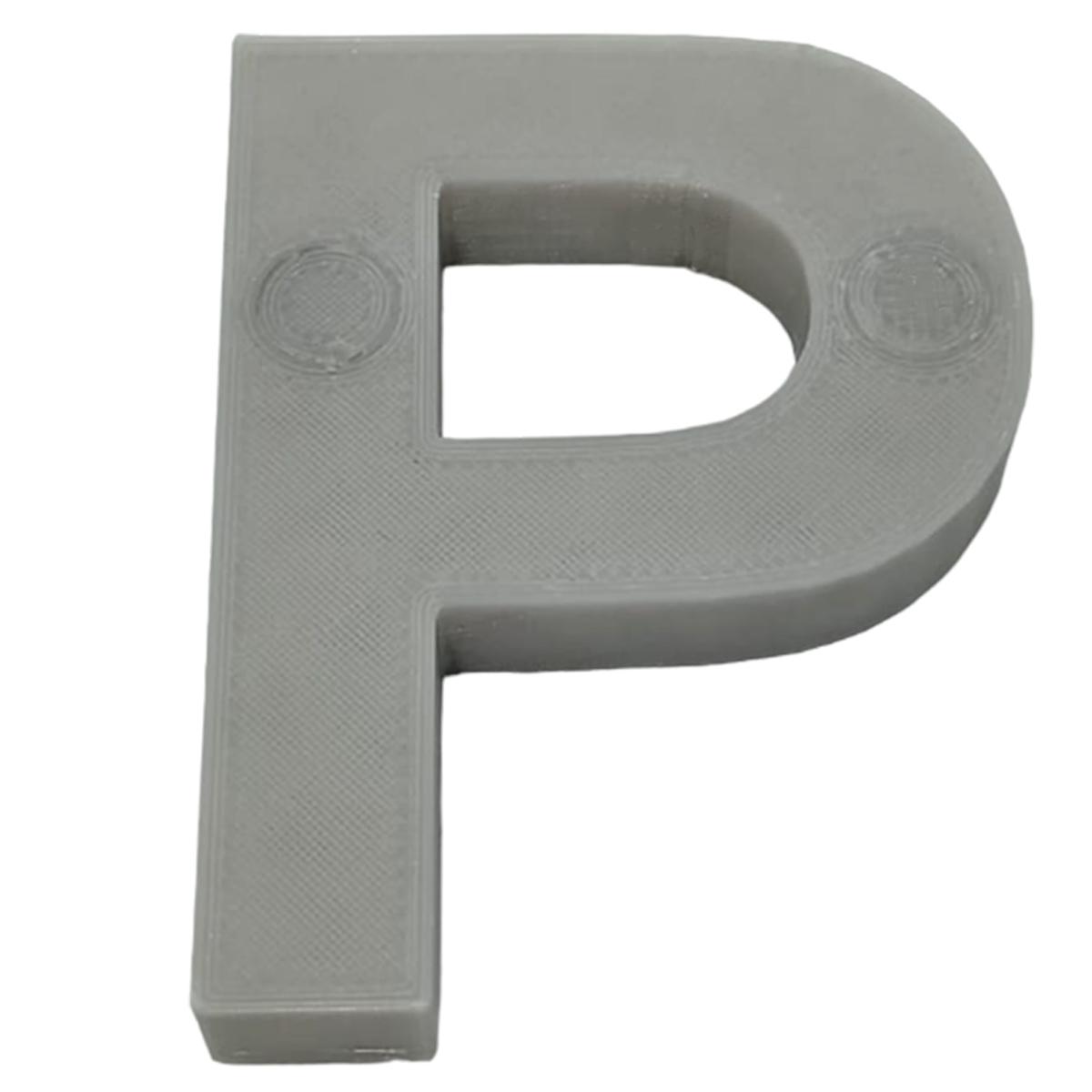 Foto 3 pulgar | Letra 3d Art Mxafy-113 1 Pieza Gris