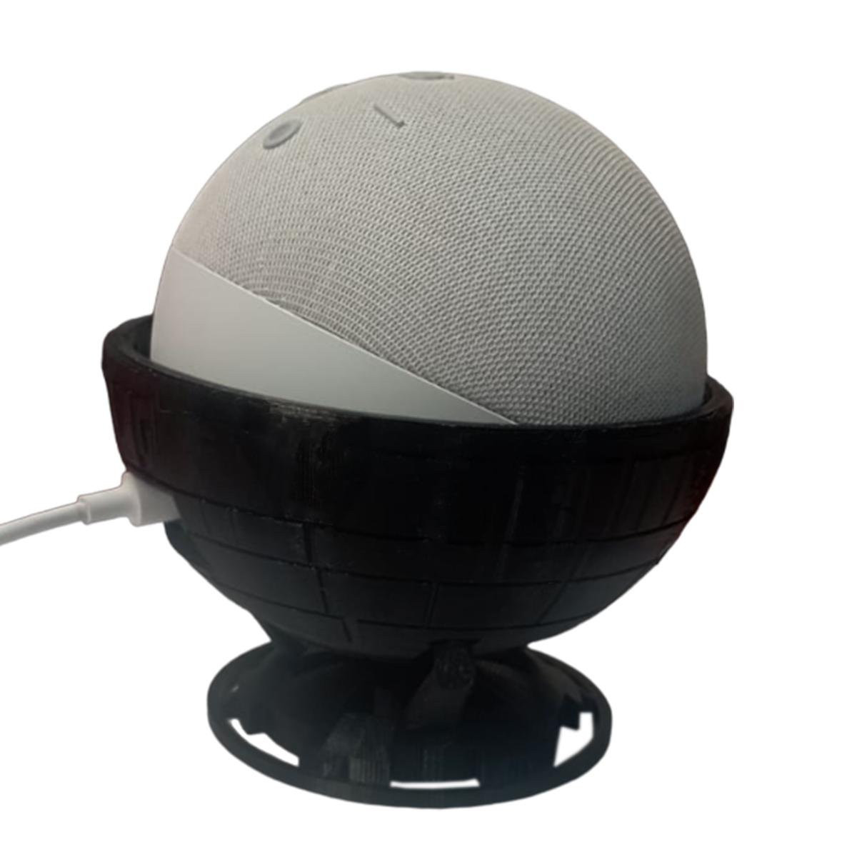 Foto 4 pulgar | Base Soporte para Alexa Echo 4gen 3D Art 4 Piezas Negra