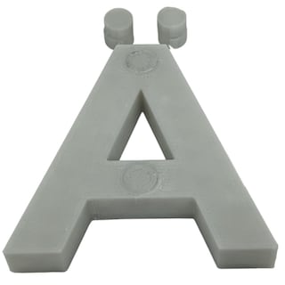 Foto 2 | Abecedario 3d Art Mxafy-007 1 Pieza Gris