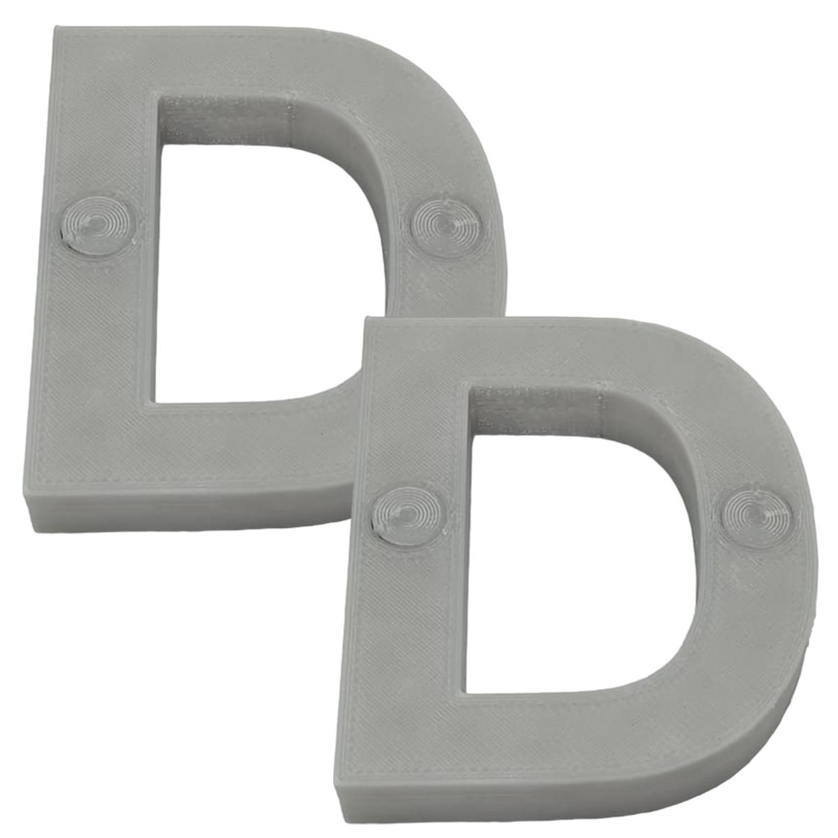 Foto 2 pulgar | Diseño Tridimensional Profesionales3d Art Mxafy-026 2 Piezas Gris