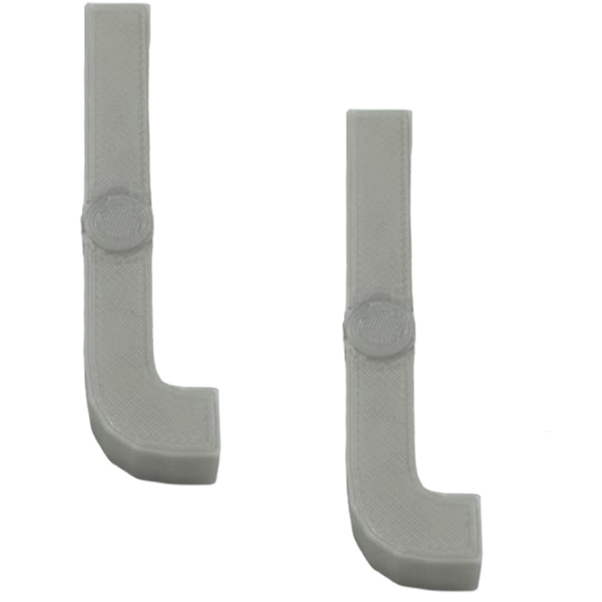 Letras Tridimensional Creativa 3D Art 2 Piezas Gris