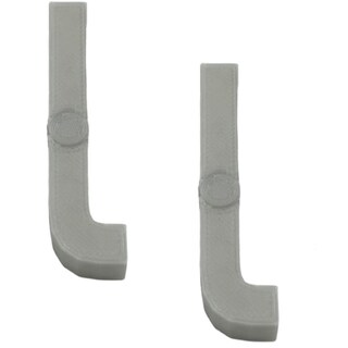 Foto 1 | Letras Tridimensional Creativa 3D Art 2 Piezas Gris