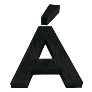 Foto 1 | Letras 3D Art Mxafb-003 1 Pieza Negro