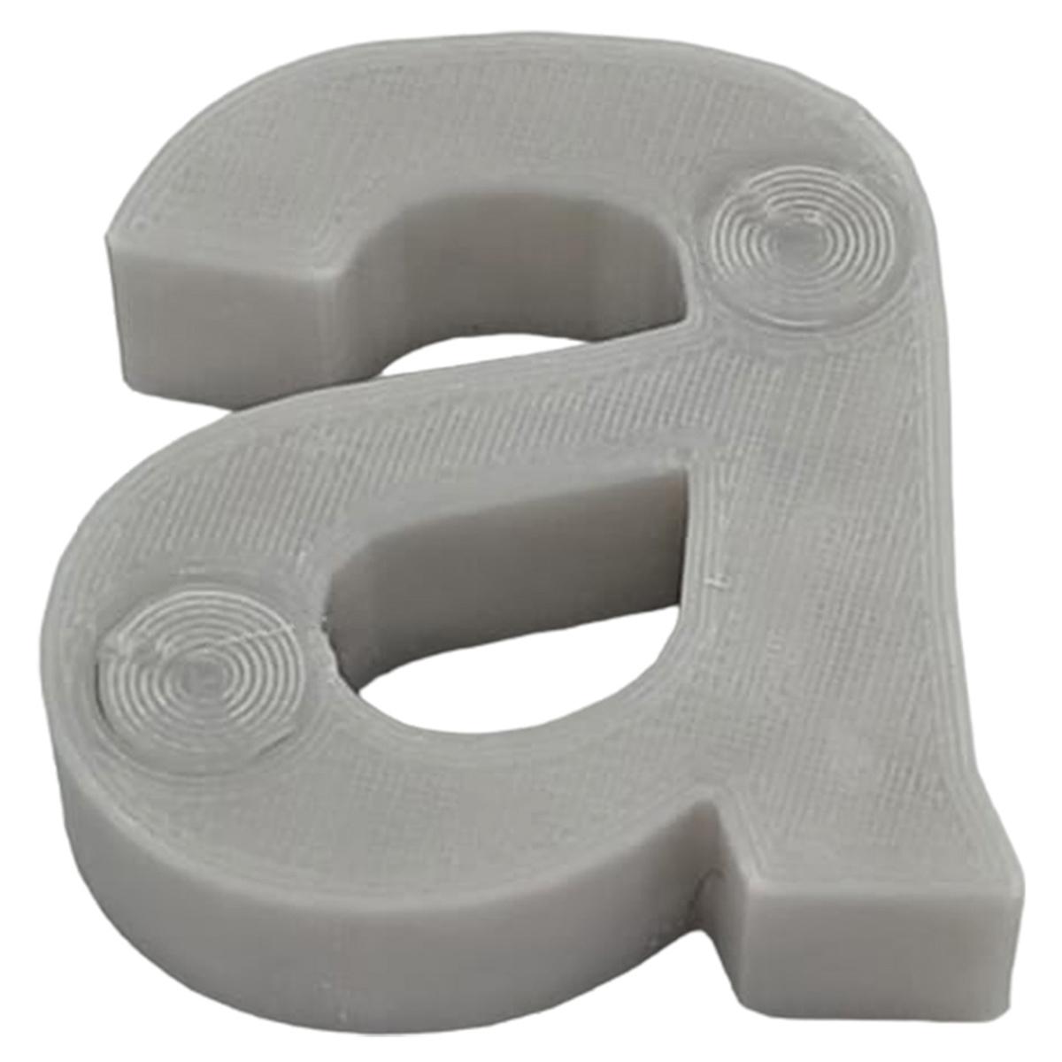 Foto 2 pulgar | Letra 3d Art Mxafy-009 1 Pieza Gris