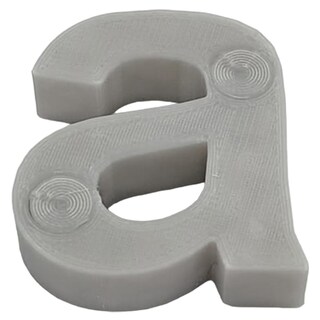 Foto 1 | Letra 3d Art Mxafy-009 1 Pieza Gris