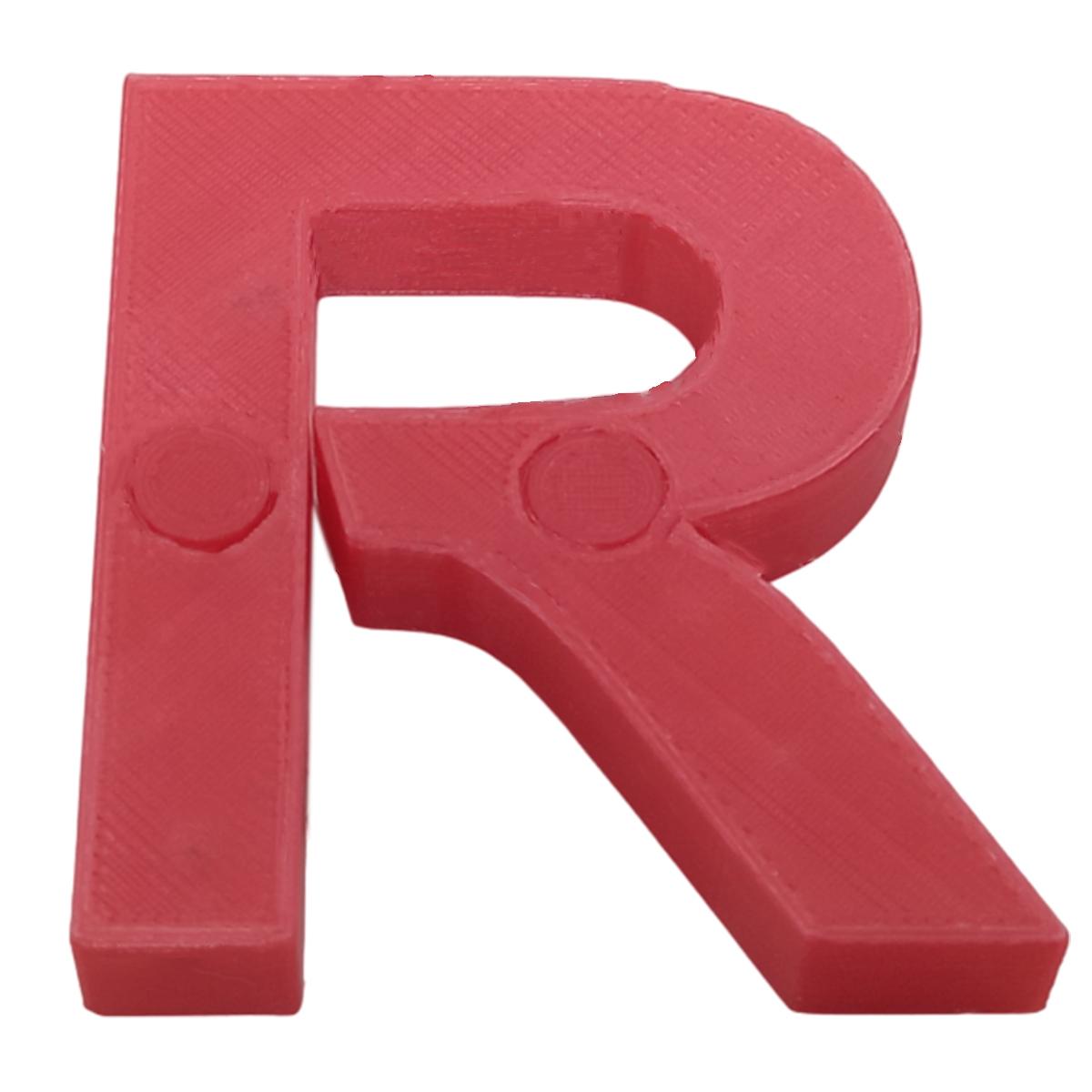 Foto 2 pulgar | Letras 3D Art Mxafd-121 1 Pieza Rojo