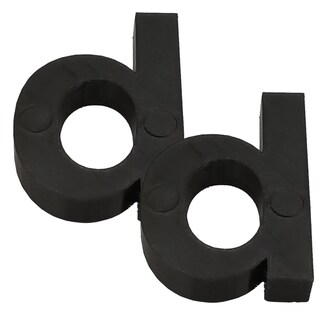 Foto 1 | Letras D 3D Art Negras 2 Piezas