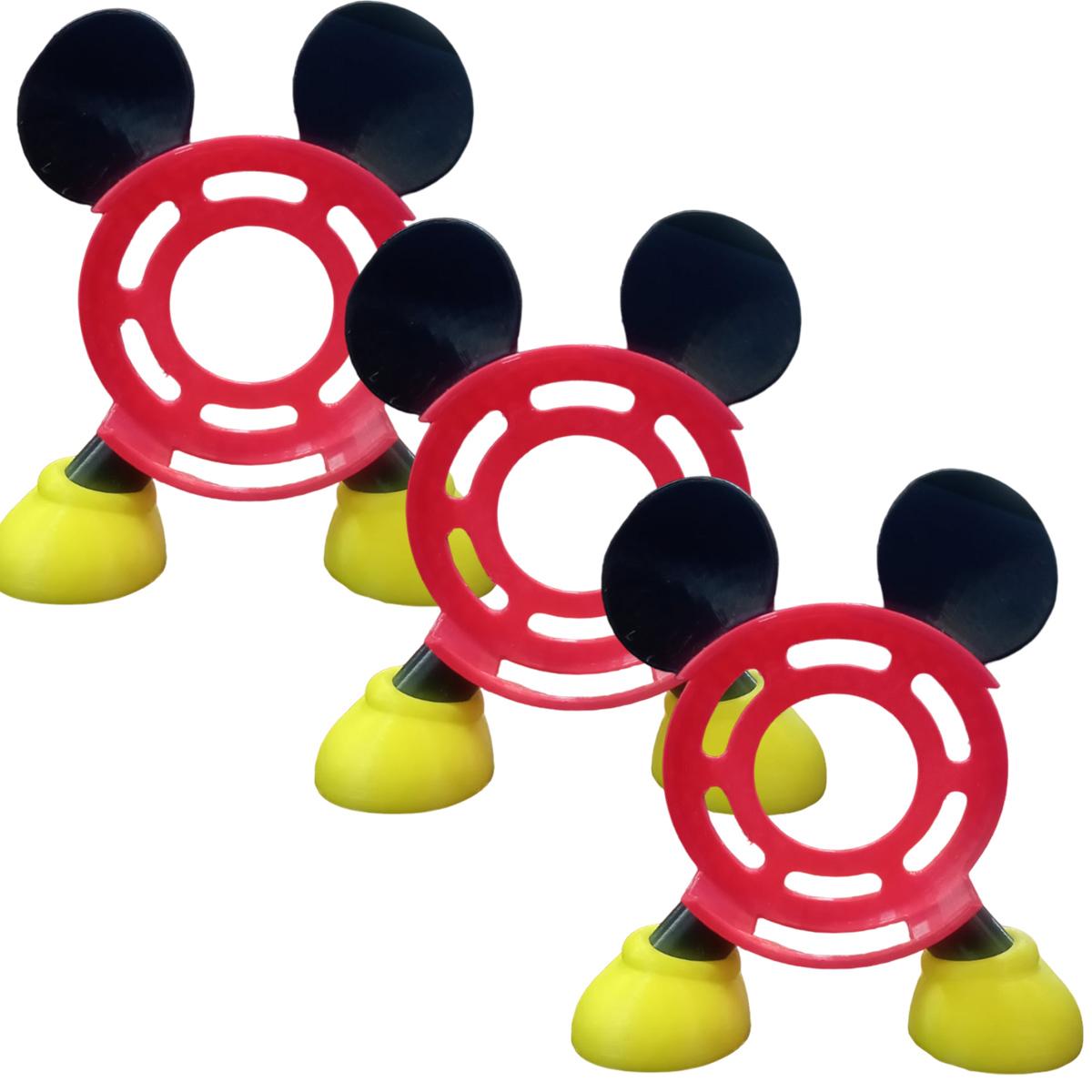 Foto 2 pulgar | Soporte para Alexa 3ra Gen Compatible 3D Art 3 Piezas Negro